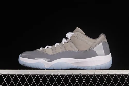 All categories Air Jordan Jordan series basketball shoes Air Jordan 11 F version Air Jordan 11 Low "Cool Grey" AJ11 Joe 11 cool gray genuine standard genuine carbon 528895-003